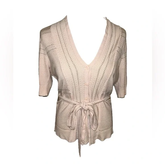 Dolce Cabo Cream Cardigan Sweater - Picture 3 of 8